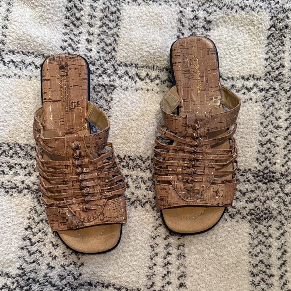 Elegant Brown Strappy Sandals